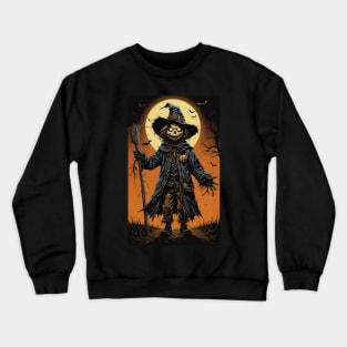 Trick or Treat Scarecrow Kid Crewneck Sweatshirt